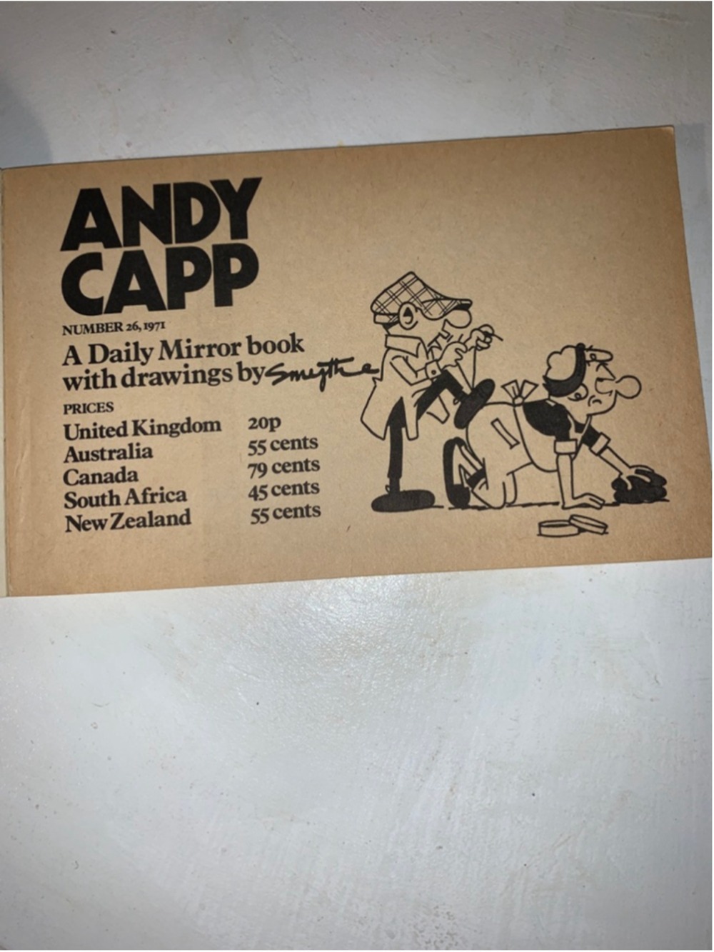 Andy Capp Comic Book No 26 One Size Red Yellow - Picture 2 of 8